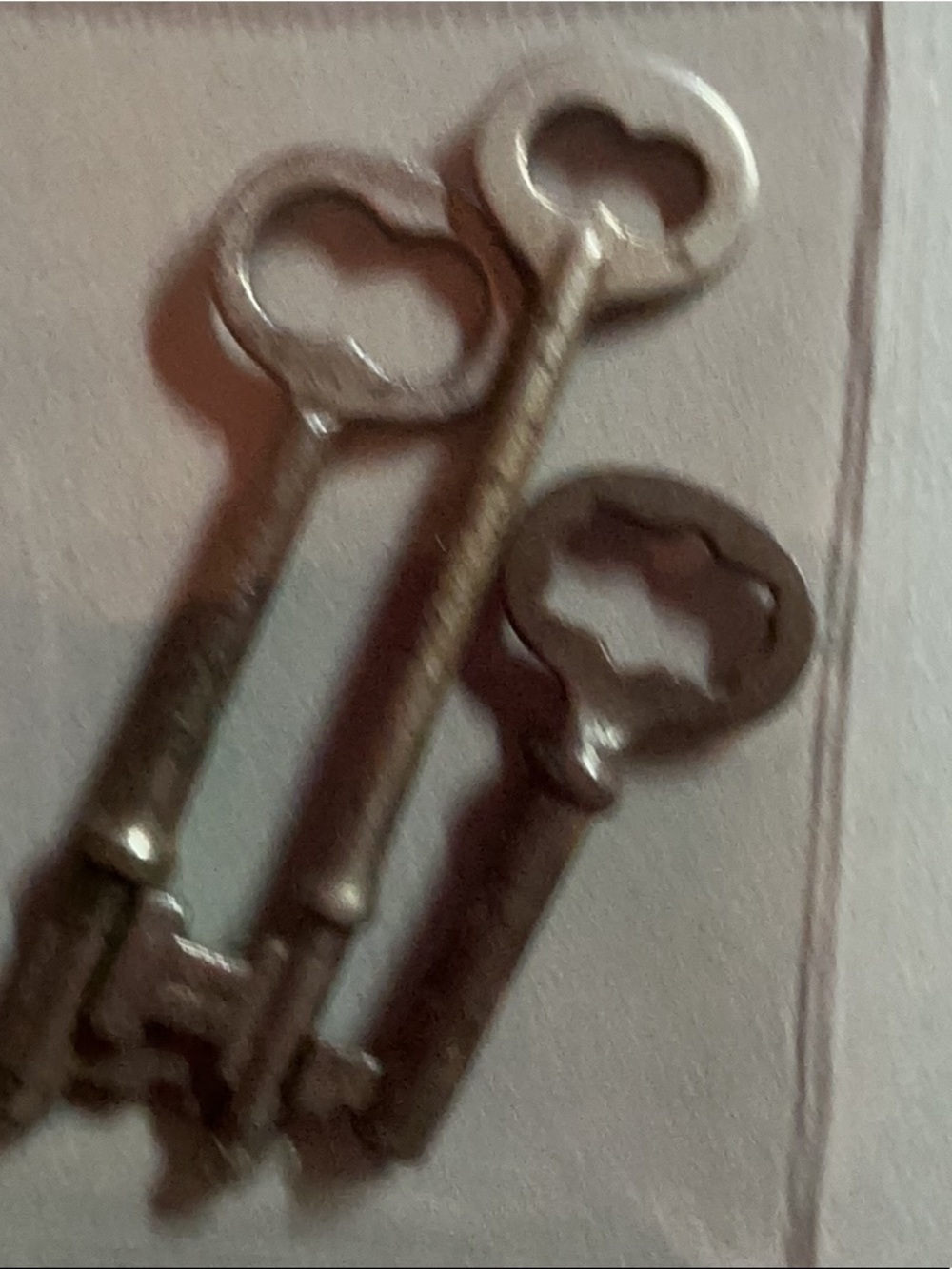 Set of 3 Vintage Skeleton Keys